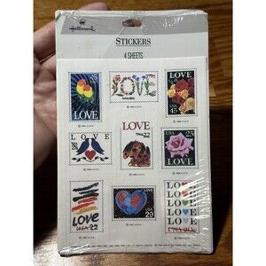 Hallmark Sticker Book 1982-1991 Postal Service Themed NOS